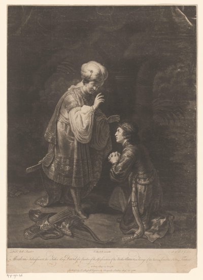 Reconciliación de David y Absalón de Johann Gottfried Haid