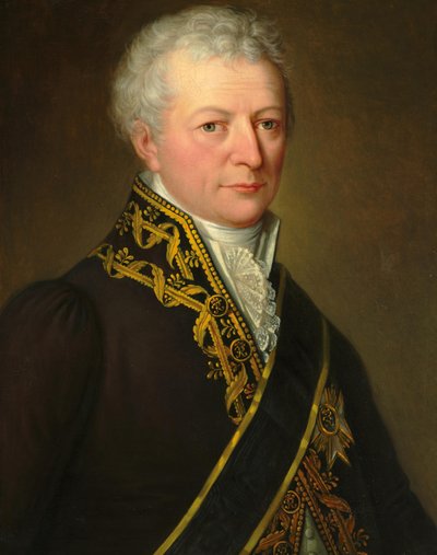 Retrato del Conde Karl August von Hardenberg 1750-1822 de Johann Gottfried Schadow