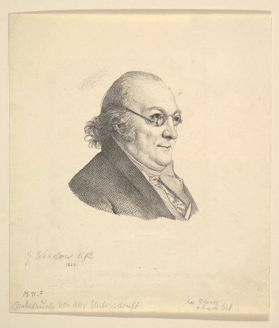 Retrato de Siegmund Wilhelm Wohlbruck 1762-1834 de Johann Gottfried Schadow