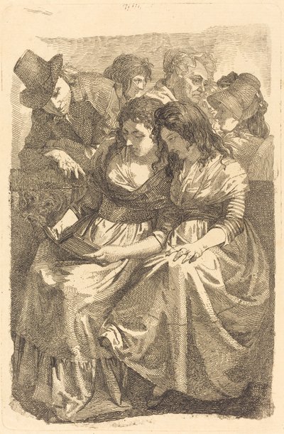 Schadow y su familia de Johann Gottfried Schadow