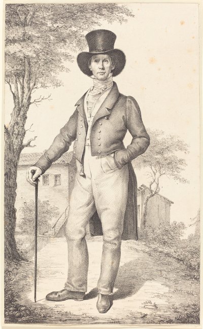 El auditor gubernamental senior Rudolf Schadow (El hermano del artista) de Johann Gottfried Schadow