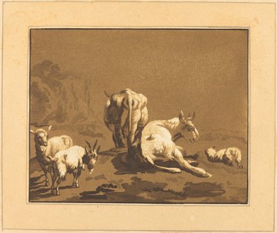 Vacas de Johann Gottlieb Prestel after Joseph Wagner