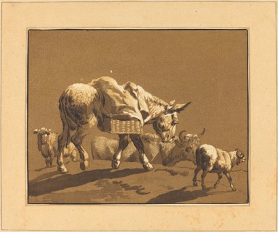 Burro de Johann Gottlieb Prestel after Joseph Wagner