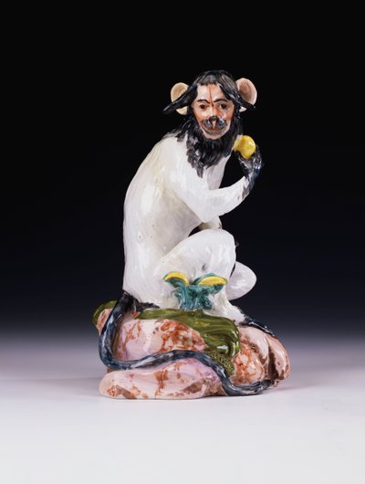 Modelo de Meissen de un mono, c.1735 de Johann Gottlob Kirchner