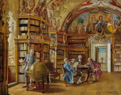 En la biblioteca de Johann Hamza