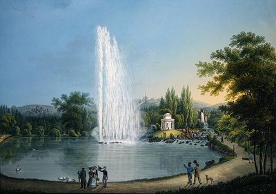 La Gran Fuente, c.1820 de Johann Heinrich Bleuler