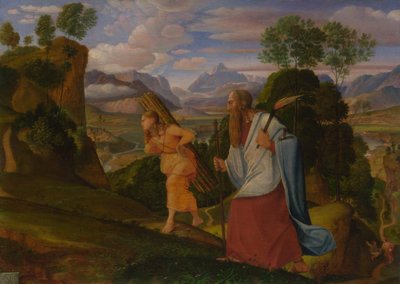 Abraham e Isaac de Johann Heinrich Ferdinand Olivier
