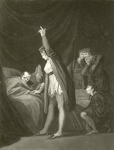 La muerte del Cardenal Beaufort de Johann Heinrich Füssli