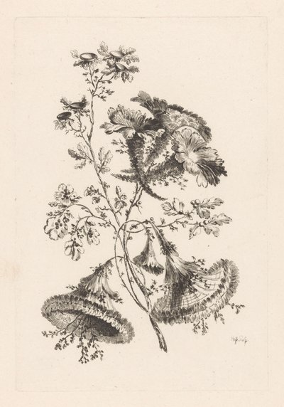 Flores Triangulares Fleures Baroque (título de la serie) de Johann Heinrich  Hess