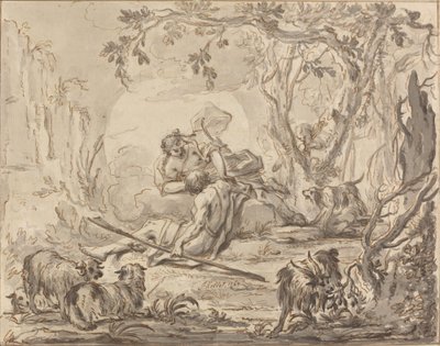 Diana y Endimión de Johann Heinrich Keller