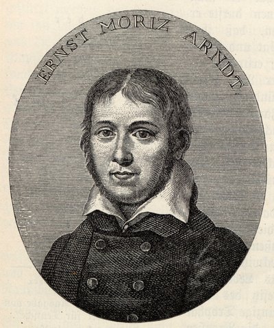 Retrato de Ernst Moritz Arndt 1769-1860 de Johann Heinrich Lips