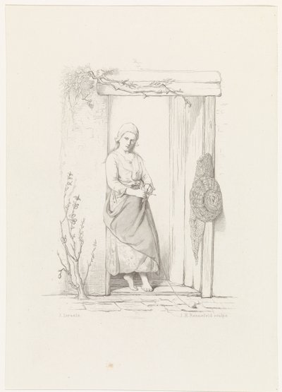 el tejedor Los niños del mar (título de la serie) de Johann Heinrich Maria Hubert Rennefeld
