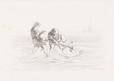 El ancla Los niños del mar (título de la serie) de Johann Heinrich Maria Hubert Rennefeld