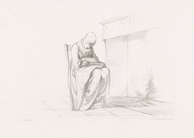 siesta de la tarde Los niños del mar (título de la serie) de Johann Heinrich Maria Hubert Rennefeld