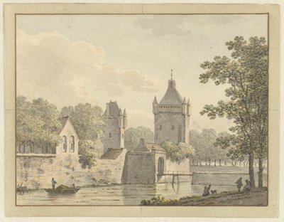 El castillo de De Pol en Vianen de Johann Heinrich Muntz