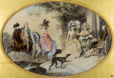 Lady St. Aubyn y su Familia de Johann Heinrich Ramberg