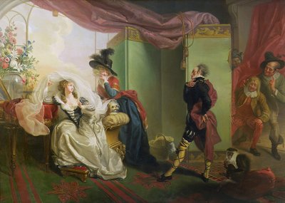Malvolio ante Olivia, de 