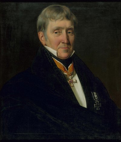 Retrato de Franz Gerhard Wegeler 1765-1848, 1839 de Johann Heinrich Richter