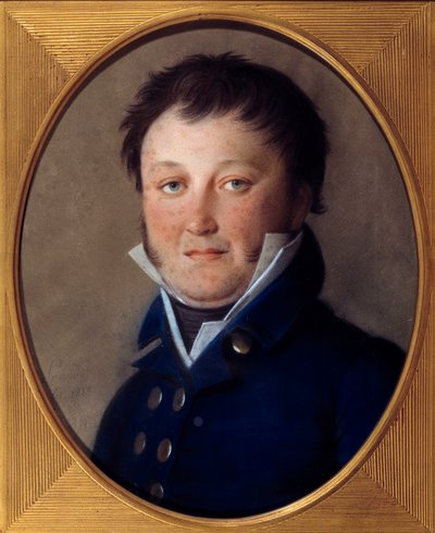 Retrato de Constant Wairy, primer ayuda de cámara del Emperador Napoleón hasta 1814 de Johann Heinrich Schmidt