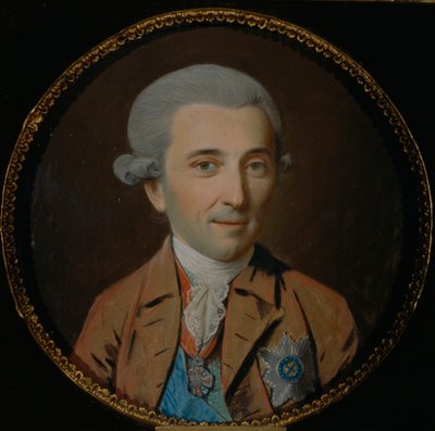 Retrato del príncipe Nikolay Ivanovich Saltykov, 1780s de Johann Heinrich Schmidt