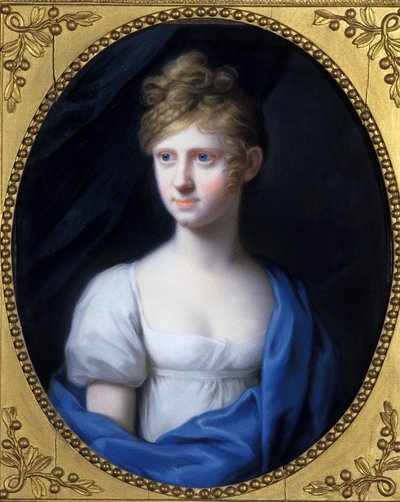 Amalie Adelheid Luise Therese Caroline Princesa de Sachsen-Meiningen, c.1808 de Johann Heinrich Schroder