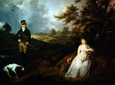 Retrato de un caballero y una dama de Johann Heinrich Schroder