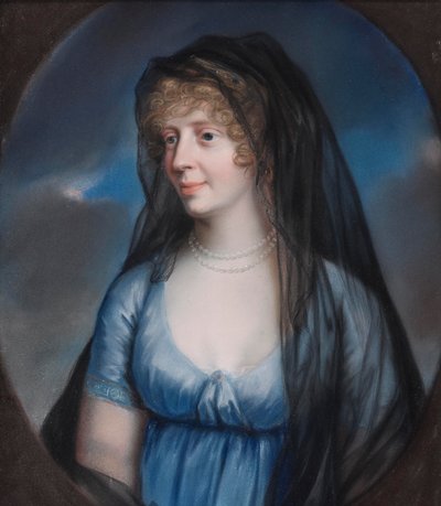 Johann Heinrich Schröder - Princesa Luise von Stolberg-Gedern, duquesa viuda de Saxe-Meiningen de Johann Heinrich Schroder