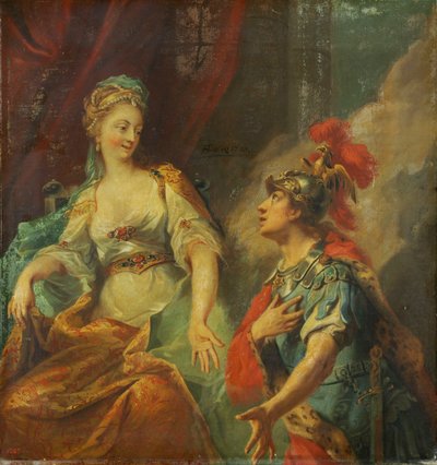 Eneas ante Dido de Johann Heinrich Tischbein