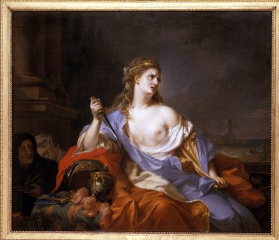 Dido en la pira de Johann Heinrich Tischbein