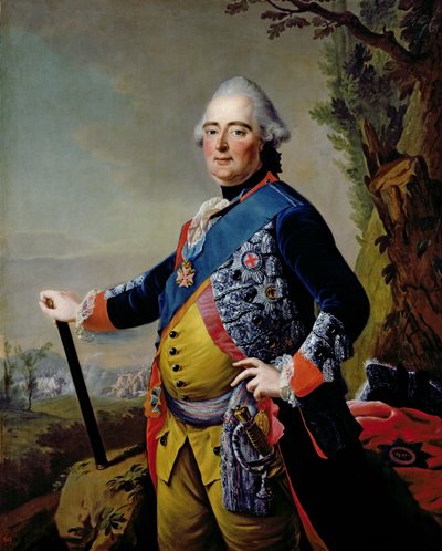 Federico II, Landgrave de Hessen-Kassel, c.1773 de Johann Heinrich Tischbein