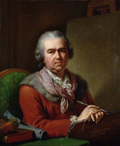 Autorretrato en la vejez, 1782 de Johann Heinrich Tischbein