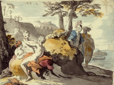 Telémaco y Mentor en Chipre de Johann Heinrich Tischbein