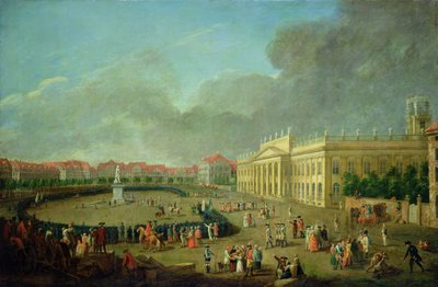 La dedicación del monumento a Federico II en Kassel, 1783 de Johann Heinrich Tischbein