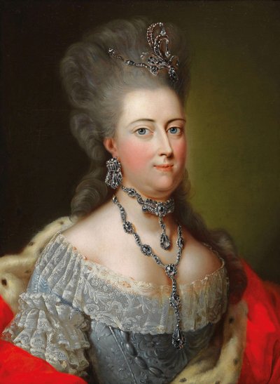 Retrato de la Margravina Philippine de Brandenburg-Schwedt, Landgravina de Hesse-Kassel de Johann Heinrich Tischbein