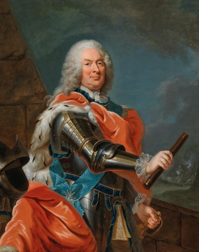 Retrato de Guillermo VIII, Landgrave de Hesse-Kassel 1682-1760 de Johann Heinrich Tischbein the Elder