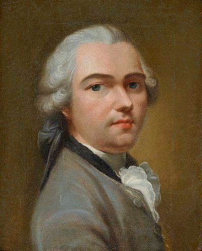 Autorretrato, mediados del siglo XVIII de Johann Heinrich Tischbein