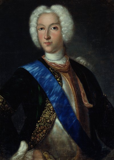 Retrato del Zar Pedro II (1715-1730) de Johann Heinrich Wedekind