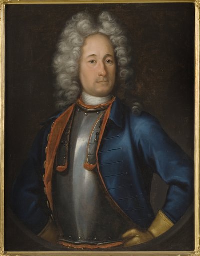 Retrato del almirante Olof Stromstierna (1664-1730) de Johann Heinrich Wedekind