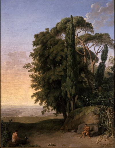 Paisaje cerca de Frascati de Johann Heinrich Wilhelm Tischbein
