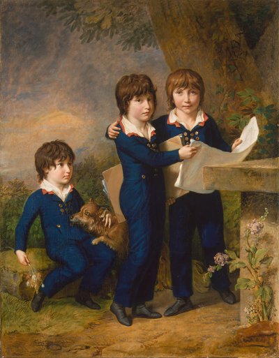 Los hijos de Martin Anton Heckscher: Johann Gustav Wilhelm Moritz 1797-1865 de Johann Heinrich Wilhelm Tischbein