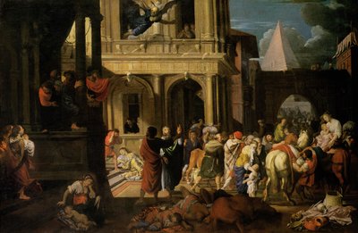 Los israelitas saliendo de Egipto de Johann Heiss