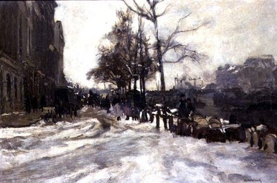 Invierno, Róterdam de Johann Hendrik Mastenbroek