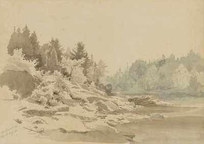 Río Montmorency, Quebec de Johann Hermann Carmiencke