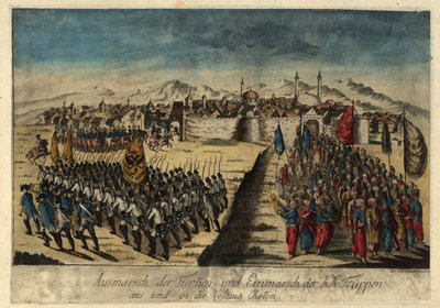 Rendición de la fortaleza de Khotyn el 29 de septiembre de 1788 de Johann Hieronymus Loeschenkohl