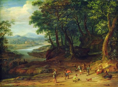 Paisaje, 1728 de Johann Holst