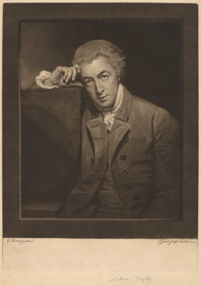 William Hayley de Johann Jacobé, George Romney