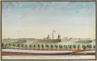 Prospect vom Fort St George de Johann Jacob Ludewig Rothmeyer