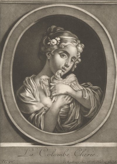La amada paloma de Johann Jacobus Haid