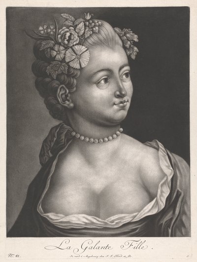 La galante fille de Johann Jacobus Haid