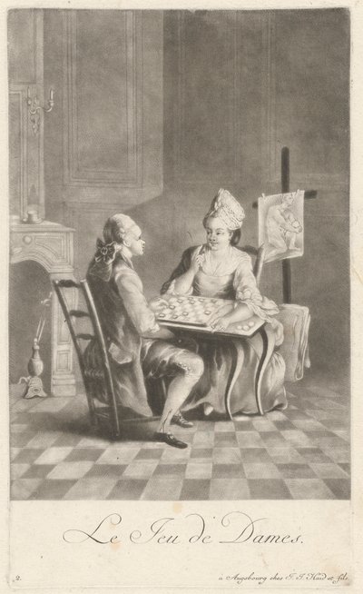 Damas de Johann Jacobus Haid